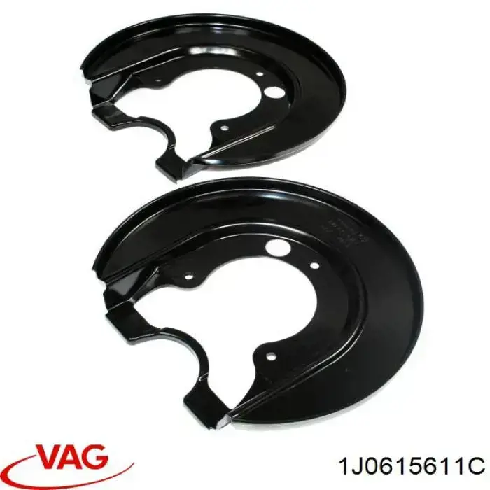 1J0615611C VAG защита тормозного диска заднего левая