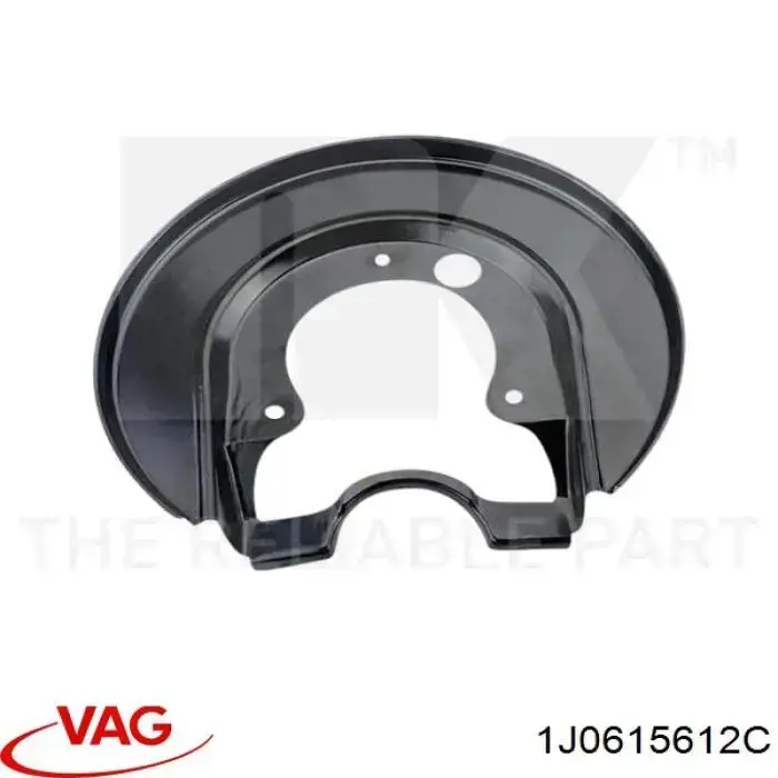 Щиток тормозного диска заднего правый VAG 1J0615612C цена, от 10.11 USD