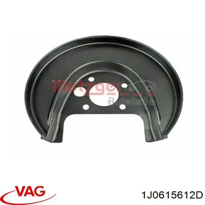 Защита тормозного диска заднего правая VAG 1J0615612D
