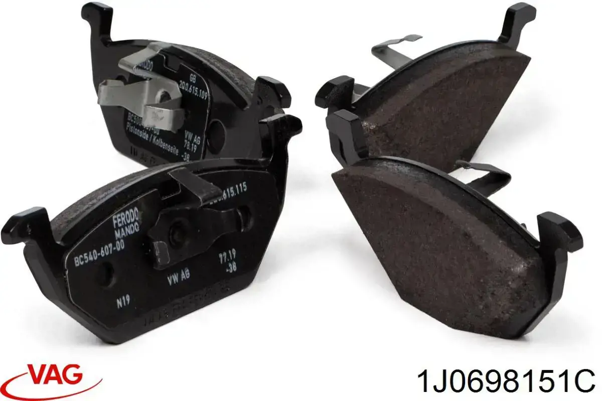 Колодки VAG 1J0698151C цена, от 26.11 USD