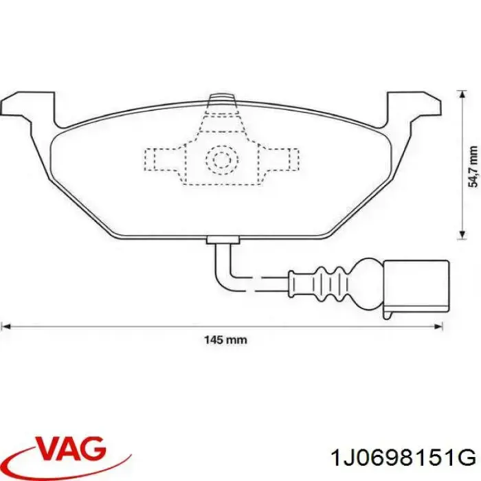 1J0698151G VAG/Audi