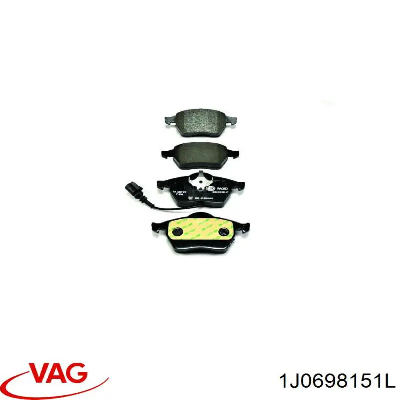Колодки VAG 1J0698151L цена, от 24.04 USD