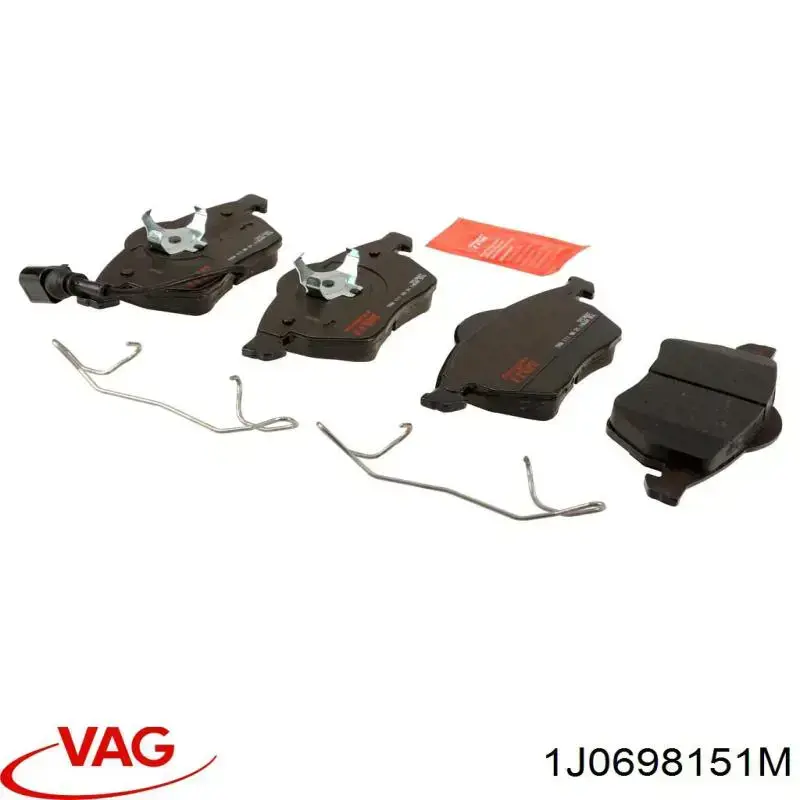 Колодки тормозные (Спереди) Audi A3 96-03 / A6 97-08
