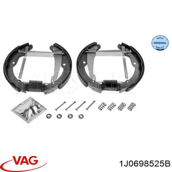 1J0698525B VAG Барабанные тормозные колодки