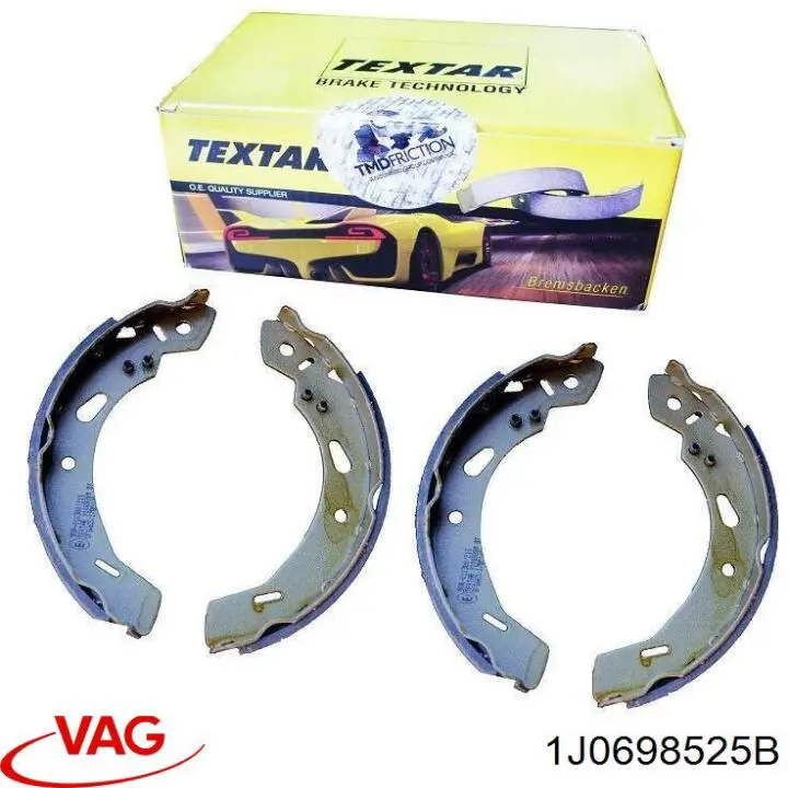 Задние барабанные колодки 1J0698525B VAG