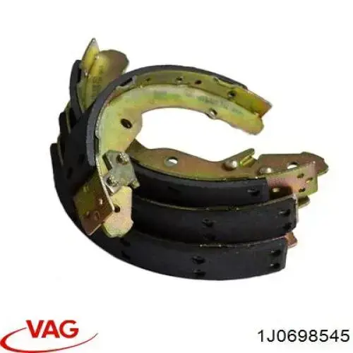 Монтажный комплект задних барабанных колодок 1J0698545 VAG