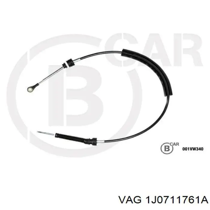 1J0711761A VAG Наконечник троса переключения передач