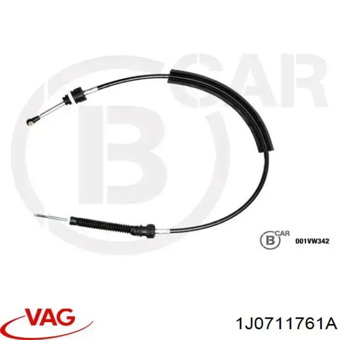 Купить 1J0711761A VAG Наконечник троса переключения передач