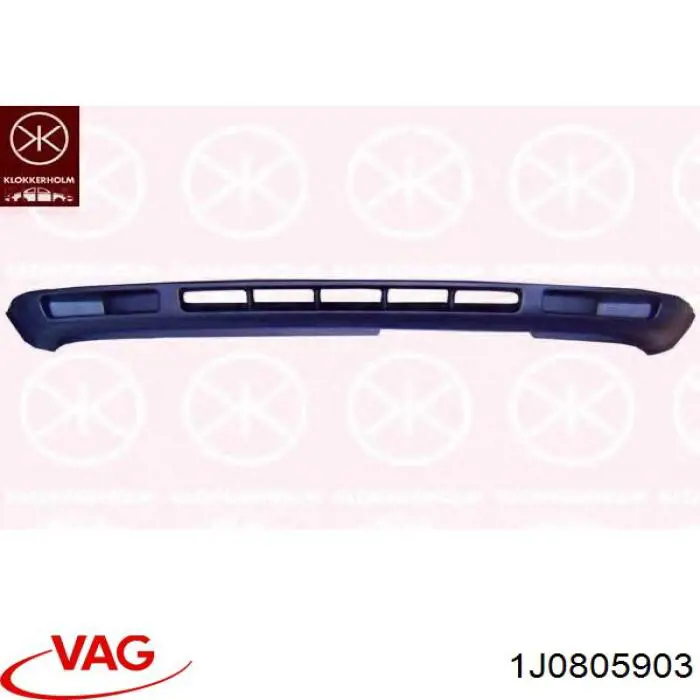 Спойлер переднего бампера VAG 1J0805903 цена, от 18.57 USD
