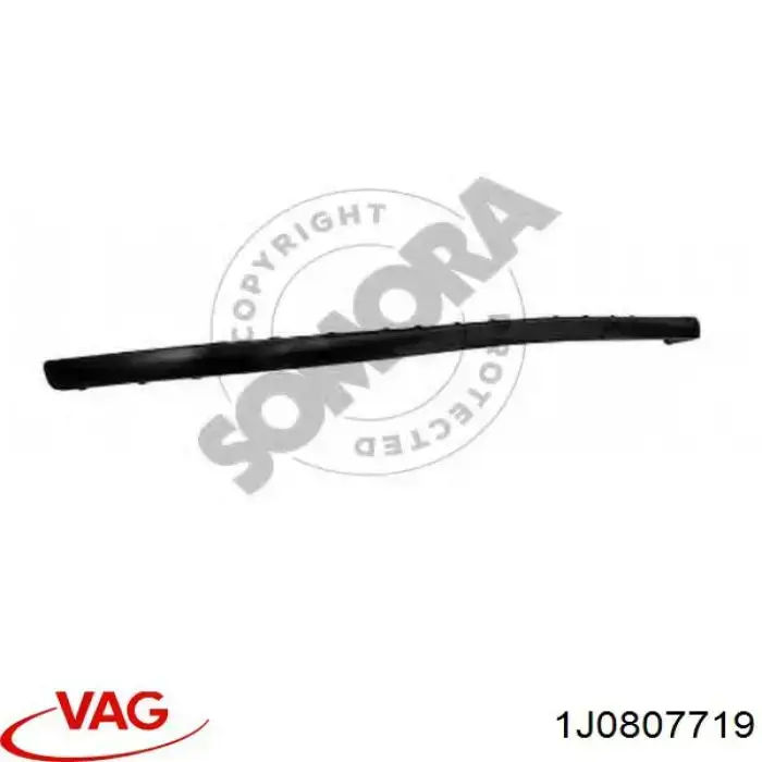 Купить 1J0807719 VAG Накладка бампера переднего