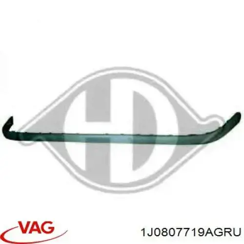 Накладка бампера переднего VAG 1J0807719AGRU цена, от 15.99 USD