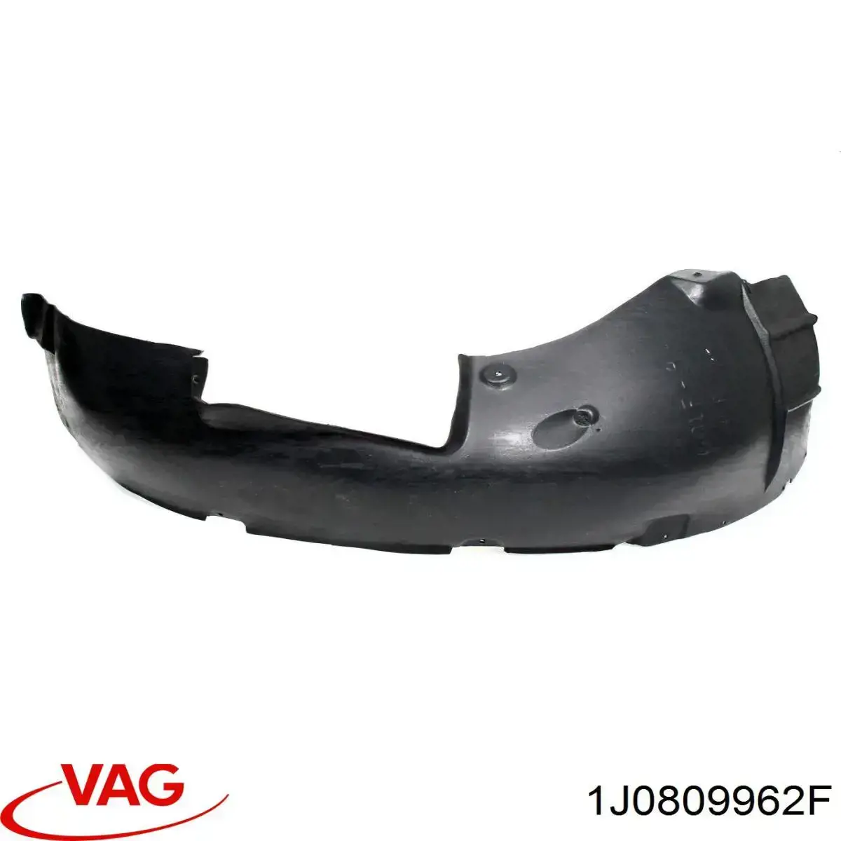 Guarda-barras direito do pára-lama dianteiro 1J0809962F VAG