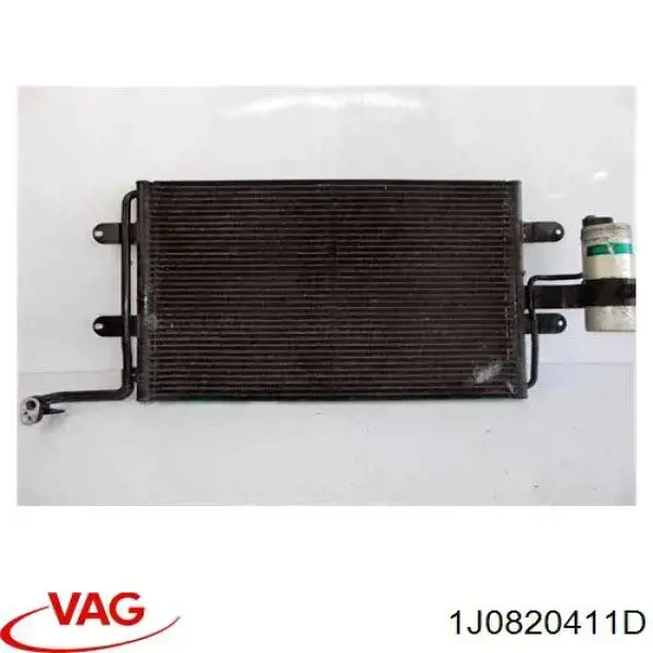 1J0820411D VAG radiador de aparelho de ar condicionado