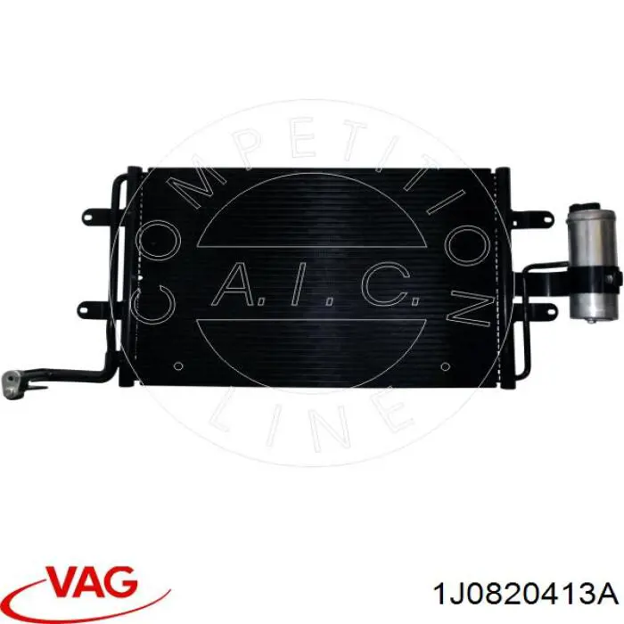 Купить 1J0820413A VAG Радиатор системы охлаждения кондиционера
