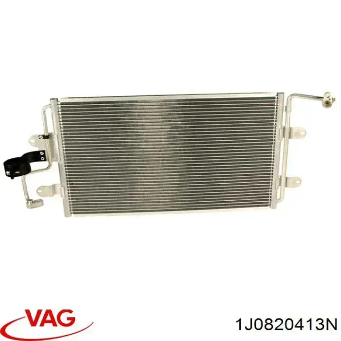 Radiador de aparelho de ar condicionado 1J0820413N VAG