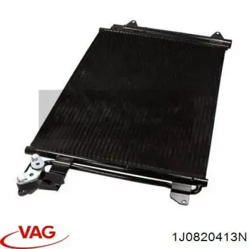 Radiador de aparelho de ar condicionado 1J0820413N VAG