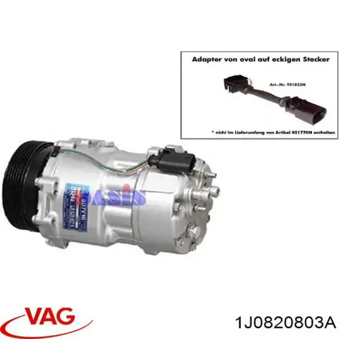 Купить 1J0820803A VAG Компрессор климатической установки