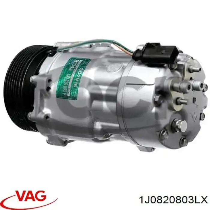 1J0820803LX VAG compressor de aparelho de ar condicionado