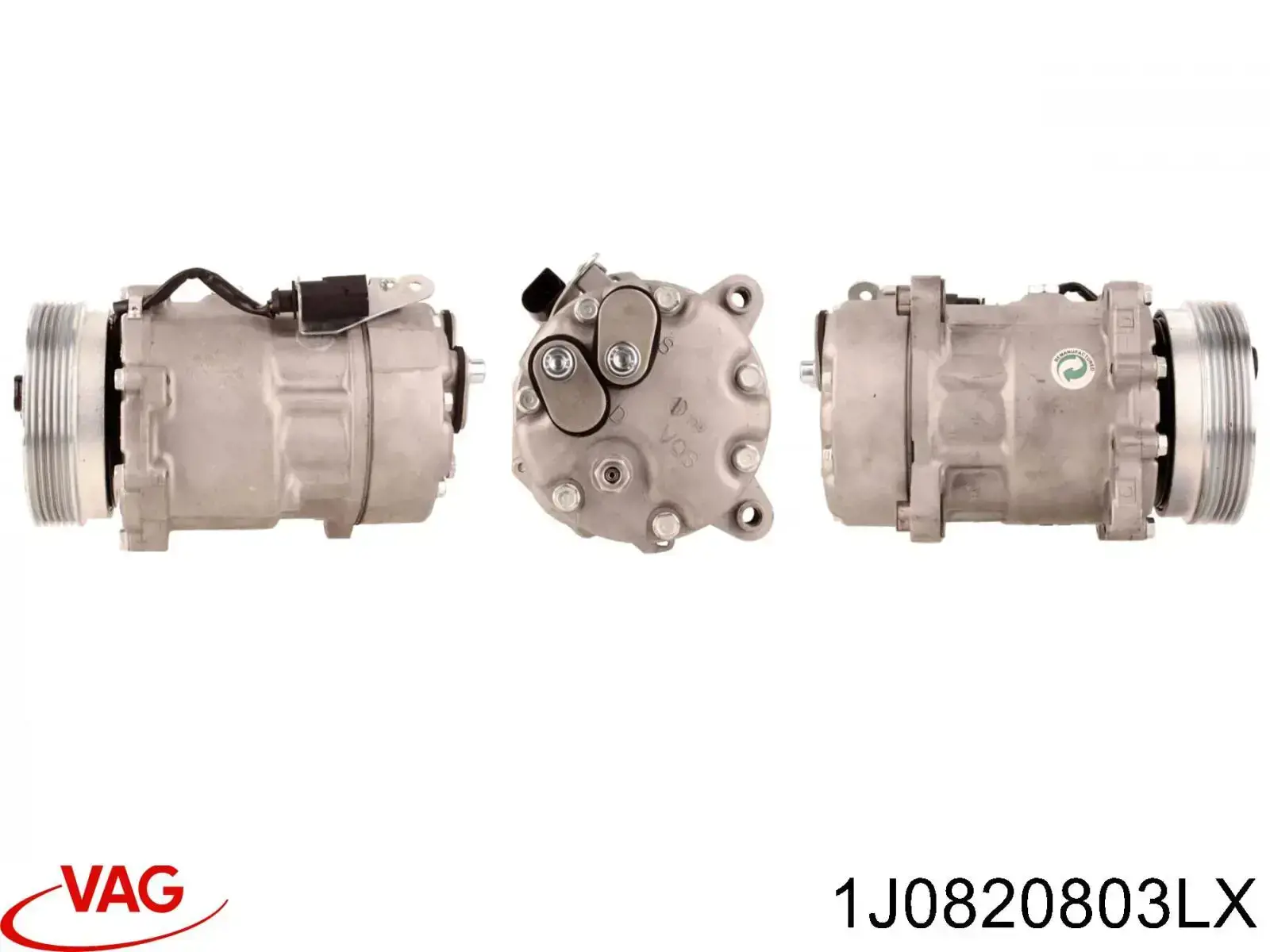 Компрессор системы кондиционирования VAG 1J0820803LX цена, от 126.69 USD