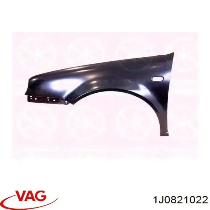 Купить 1J0821022 VAG Крыло переднее правое
