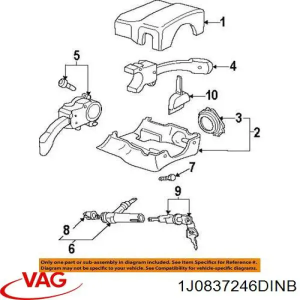 Купить 1J0837246DINB VAG 