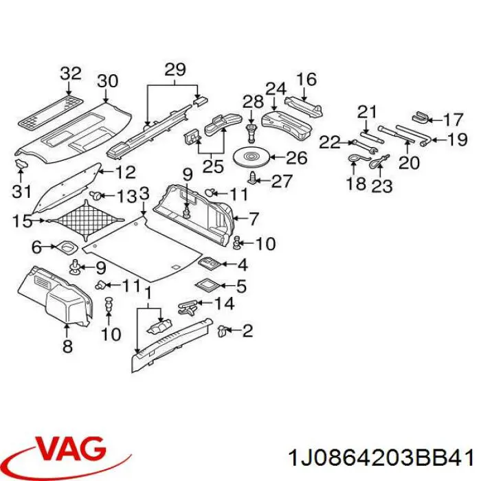  1J0864203A VAG