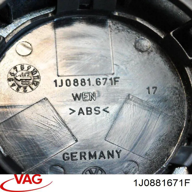 Купить 1J0881671F VAG Ручка регулировки спинки сиденья