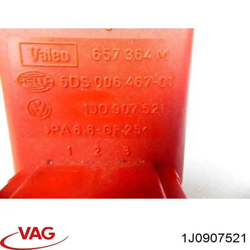 Резистор (сопротивление) вентилятора печки (отопителя салона) VAG 1J0907521