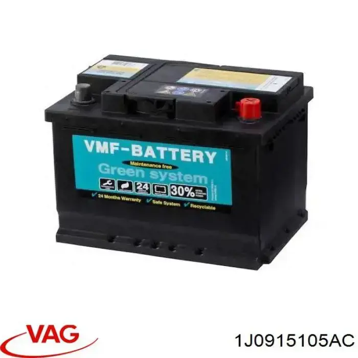 Аккумулятор VAG 62 А/ч 12 В 1J0915105AC