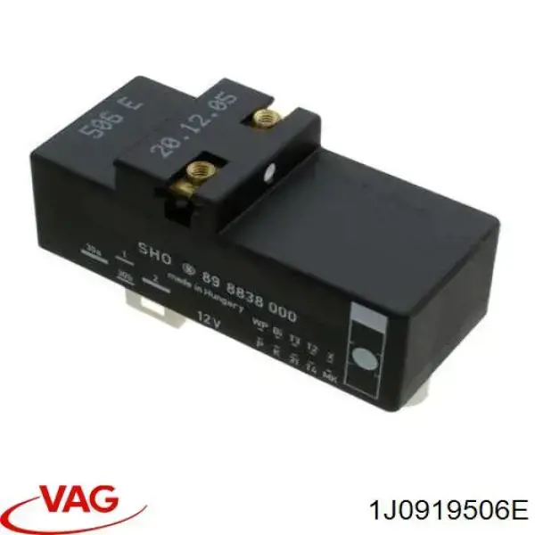 1J0919506E VAG регулятор оборотов вентилятора охлаждения (блок управления)