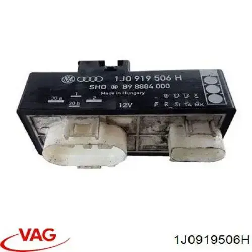 1J0919506H VAG регулятор оборотов вентилятора охлаждения (блок управления)