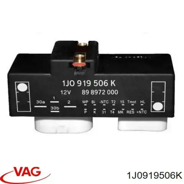 1J0919506K VAG регулятор оборотов вентилятора охлаждения (блок управления)