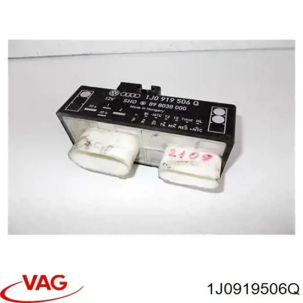 1J0919506Q VAG regulador de revoluções de ventilador de esfriamento (unidade de controlo)
