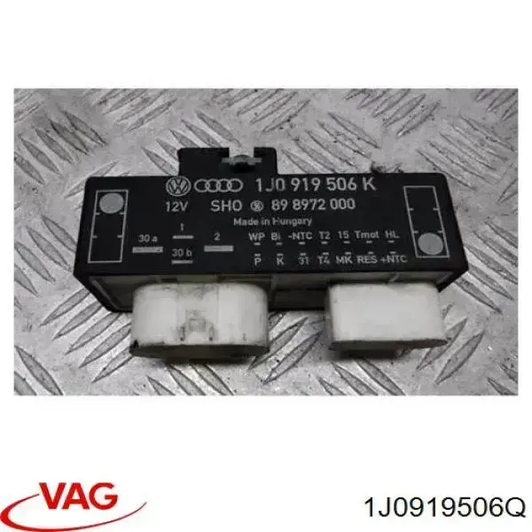 1J0919506Q VAG Регулятор оборотов вентилятора охлаждения (блок управления)
