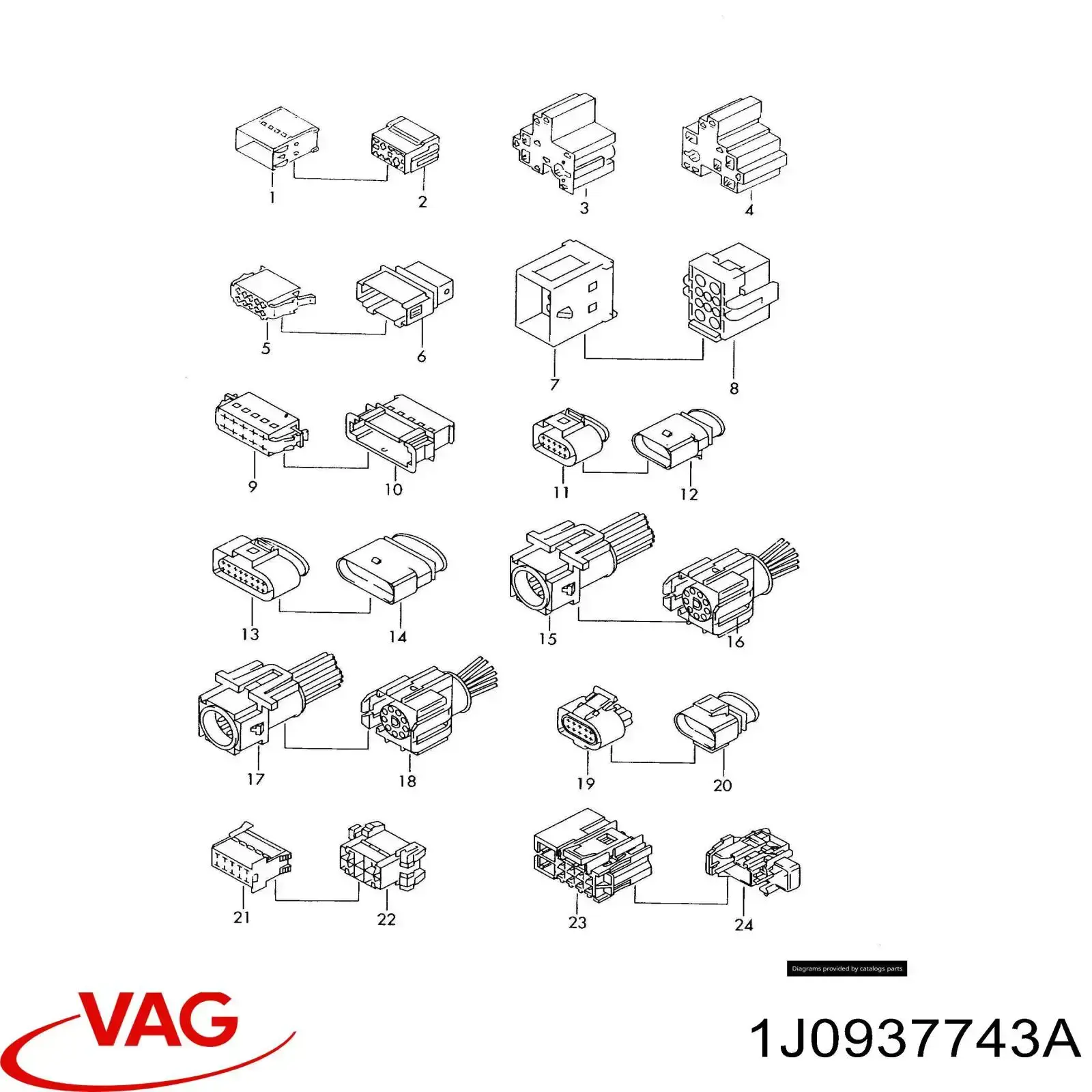Купить 1J0937743A VAG 