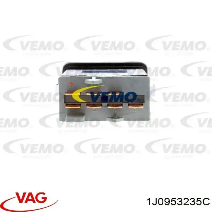 Купить 1J0953235C VAG Кнопка включения аварийной сигнализации
