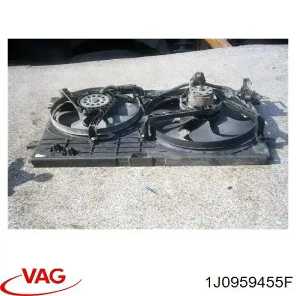 Электровентилятор охлаждения 1J0959455F VAG