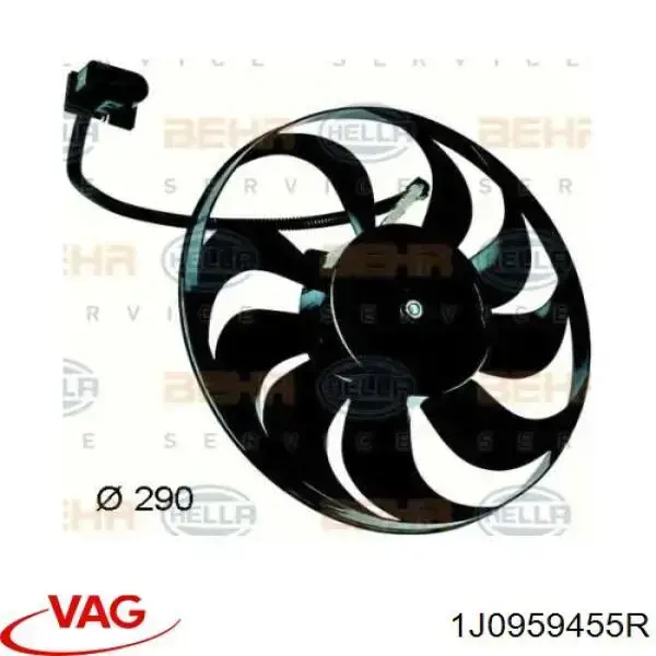 Крыльчатка радиатора охлаждения 1J0959455R VAG