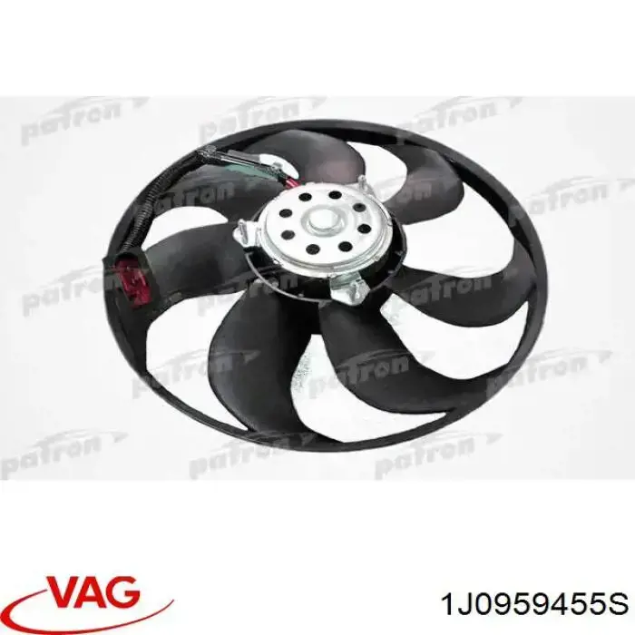 1J0959455S VAG Крыльчатка радиатора охлаждения