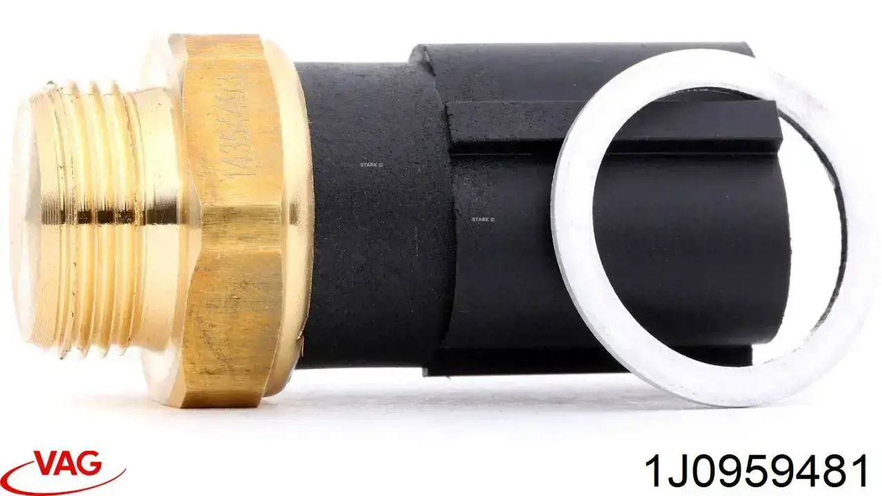 Sensor de temperatura do fluido de esfriamento (de ativação de ventilador do radiador) 1J0959481 VAG