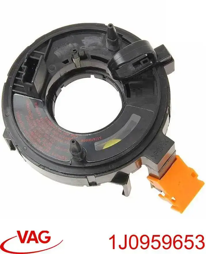 1J0959653 VAG кольцо airbag контактное, шлейф руля