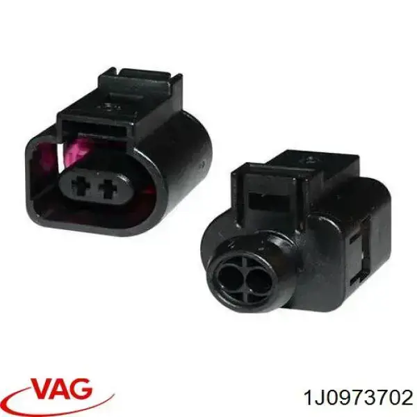 Conector sensor de desgaste de pastillas de freno 1J0973702 VAG