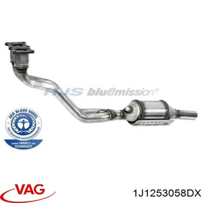 Трубы приемные (штаны) VAG 1J1253058DX цена, от 226.95 USD