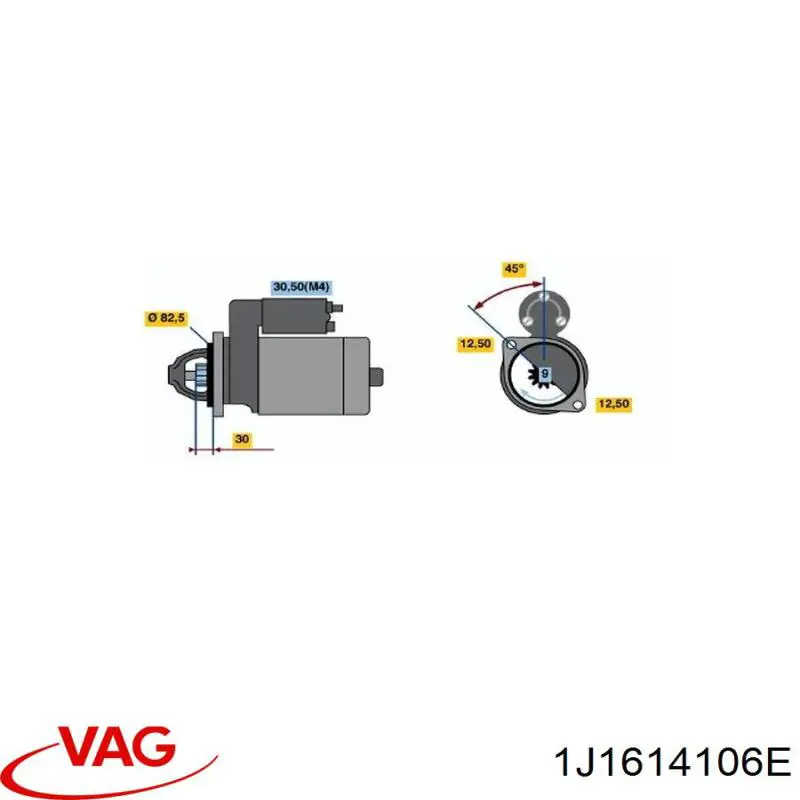 Купить 1J1614106C VAG ВУТ