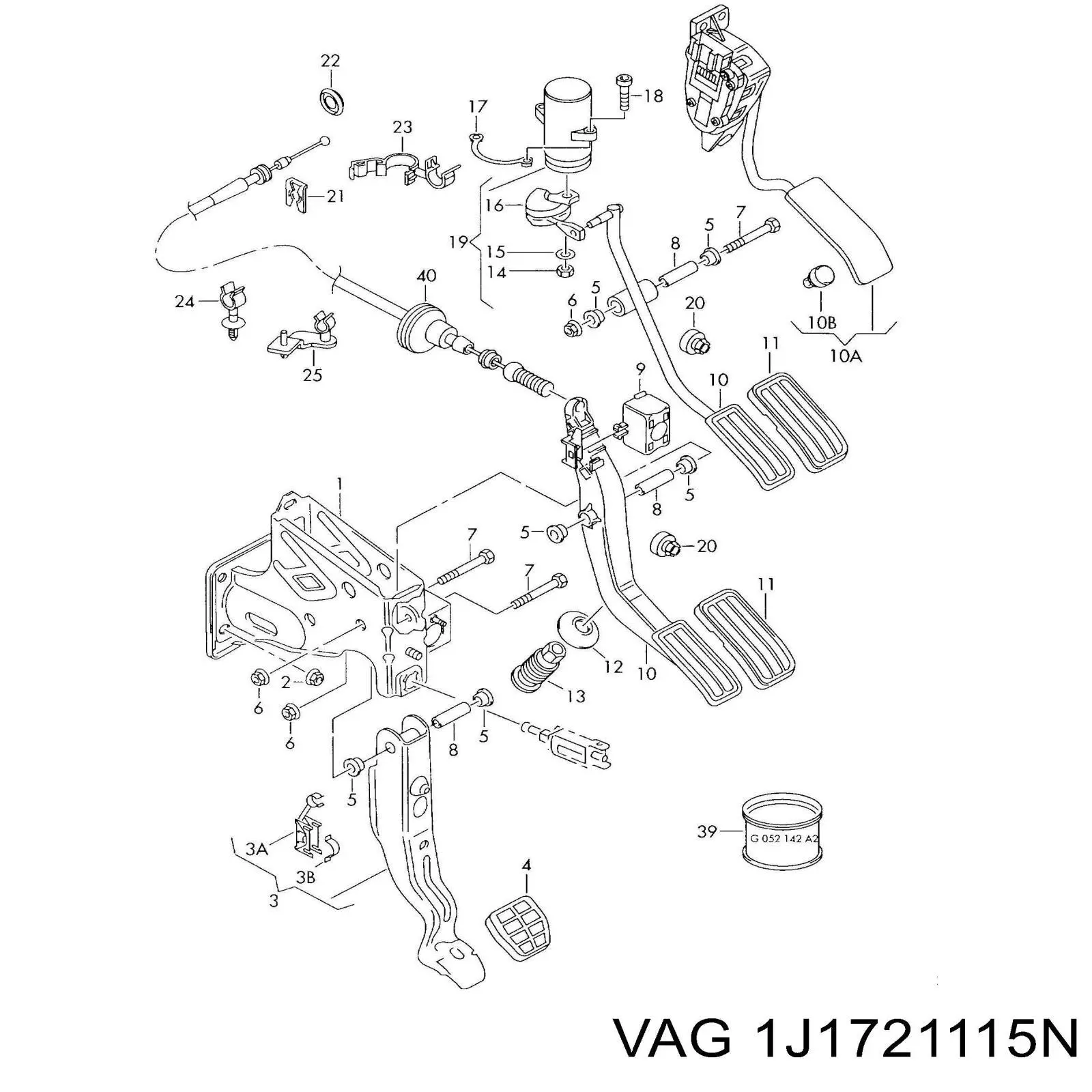  VAG 1J1721115AA цена, от 2.77 USD