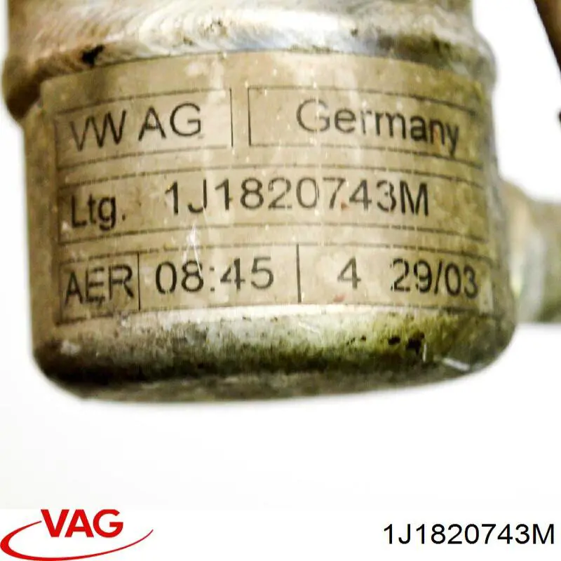 Купить 1J1820743M VAG Шланг кондиционера, от испарителя к компрессору