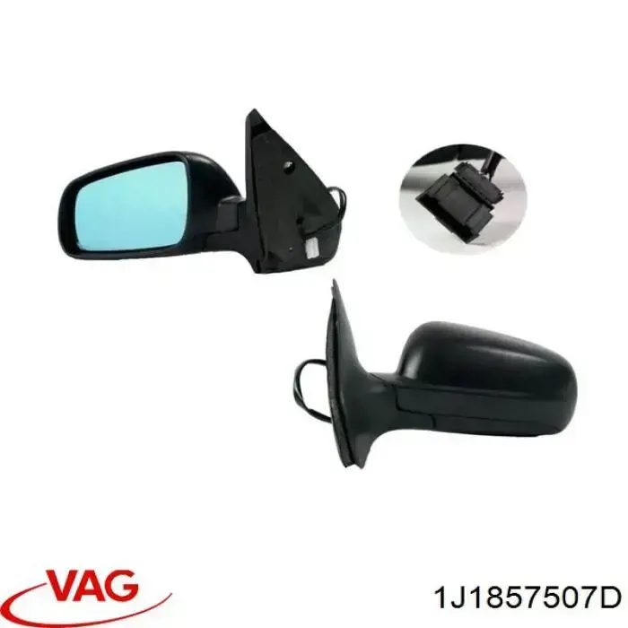 Купить 1J1857507D VAG Наружное зеркало левое