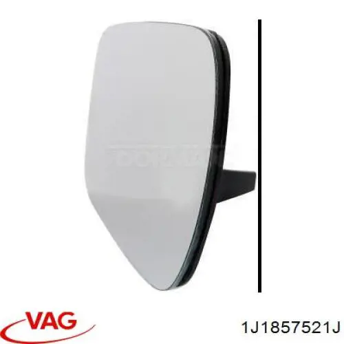 Зеркальный элемент водительского зеркала VAG 1J1857521J цена, от 27.17 USD