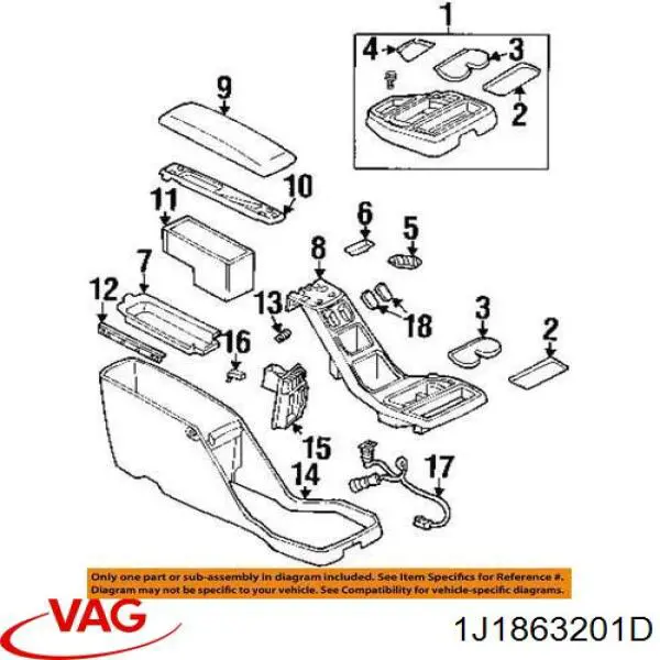  VAG 1J1863201D цена, от 36.50 USD