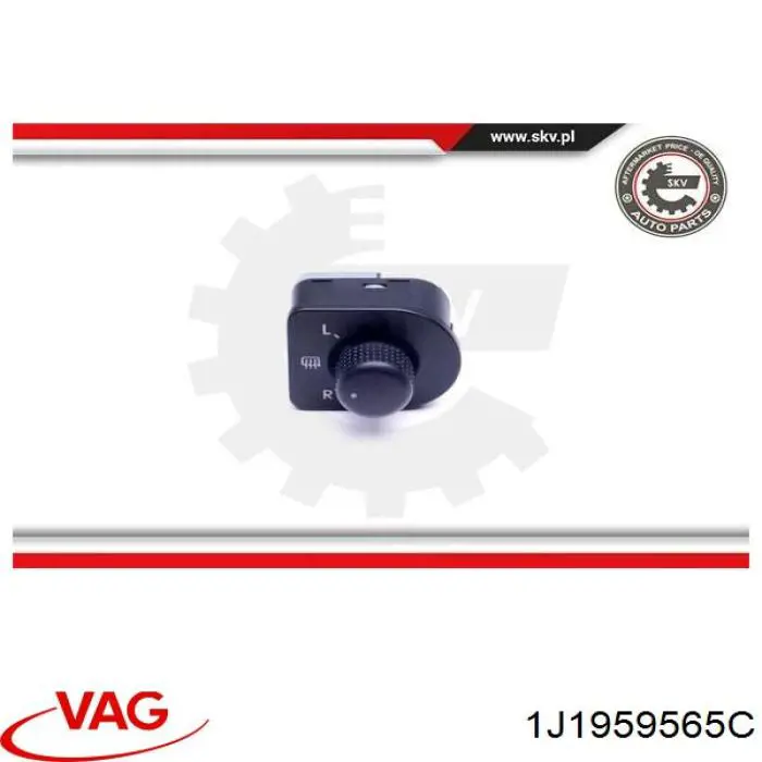 1J1959565C VAG Регулятор зеркал